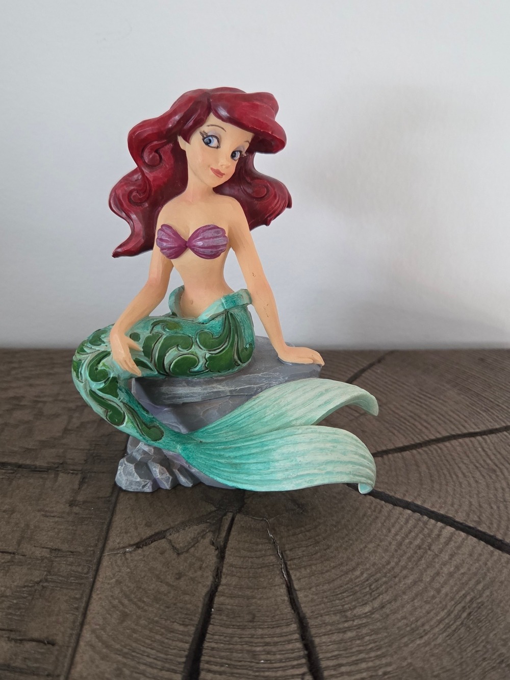 Jim Shore Disney Traditions The Little Mermaid Ariel Sitting on Rock Figurine